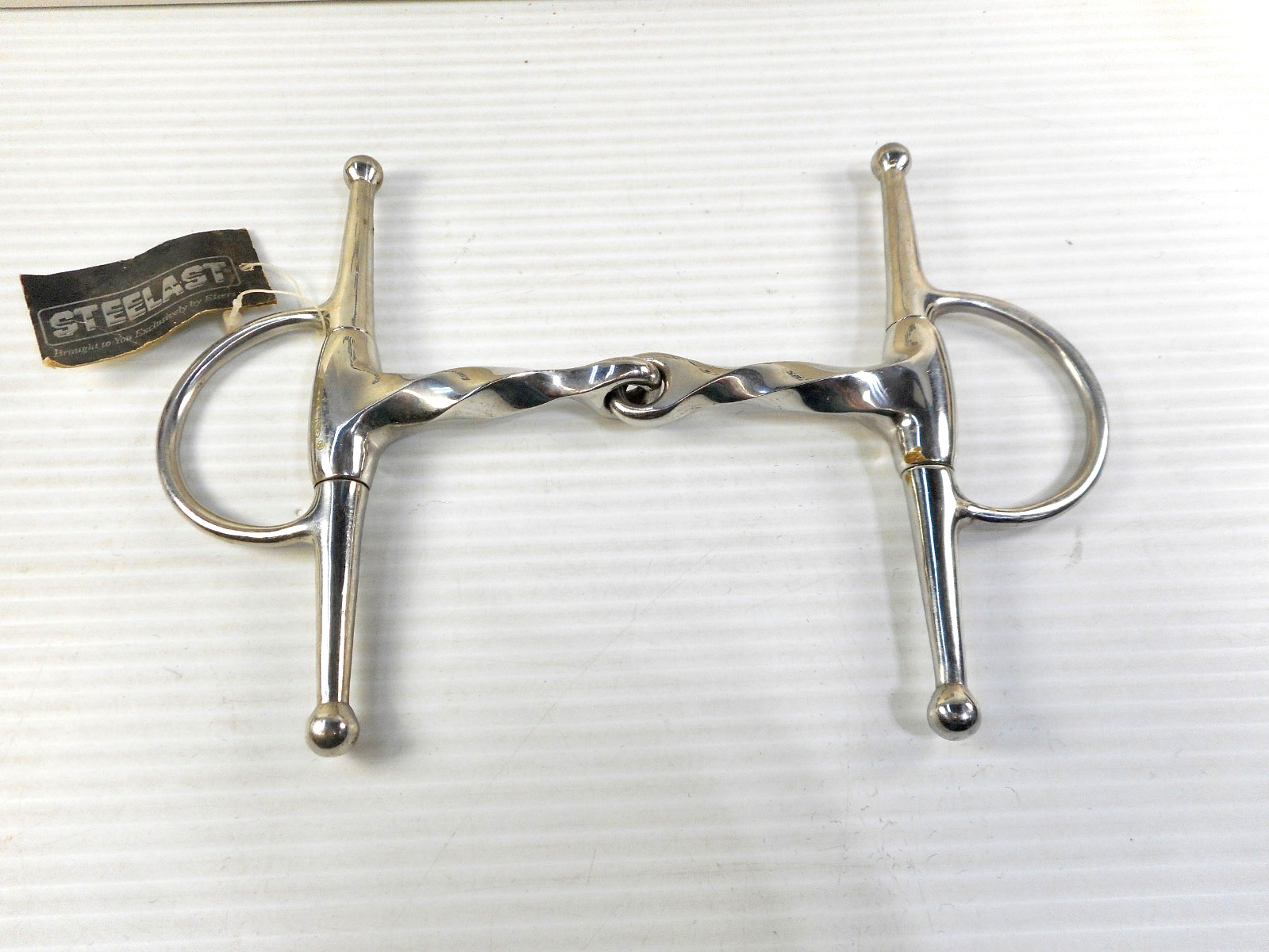 Stainless Steel Twisted Snaffle Horse Bit W/Tag