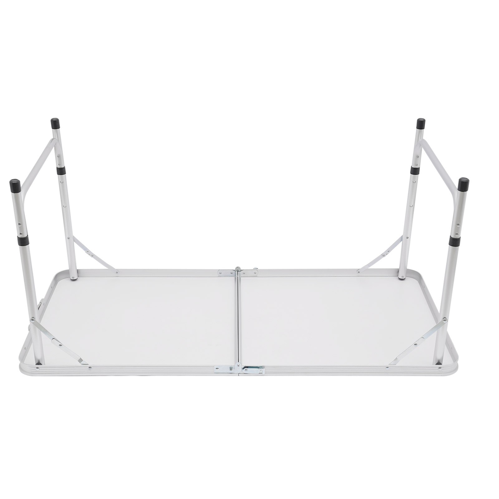 Portable Folding Table Indoor & Outdoor Adjustable Height Table for Picnic, BBQ