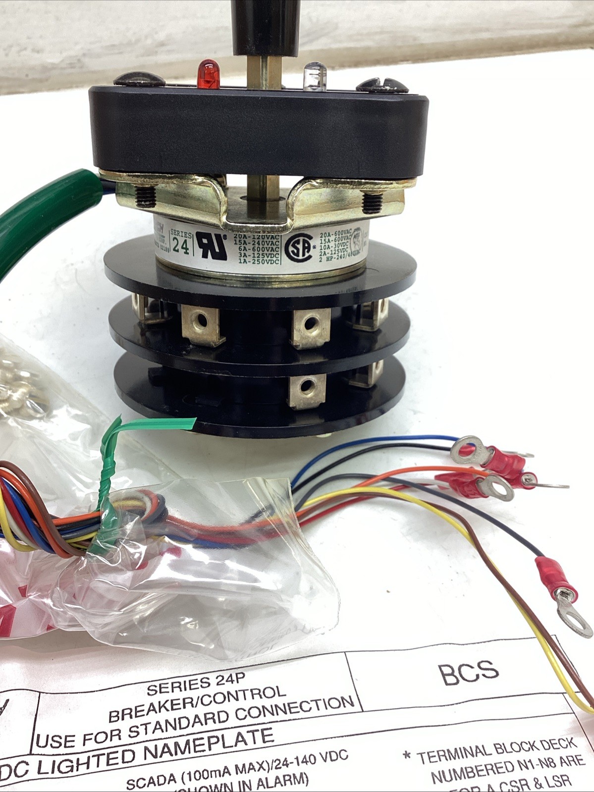 Electro switch Breaker Control 24PF38D NIB