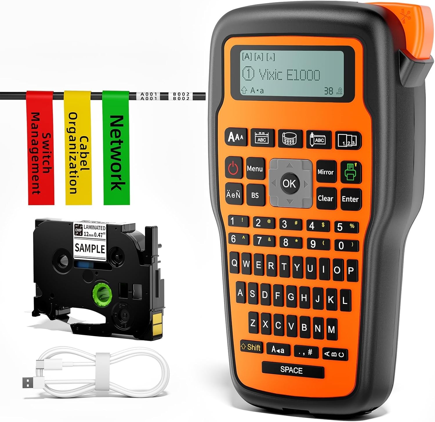 Industrial Label Maker, Label Maker Machine, E1000 Heat Shrink Label Maker