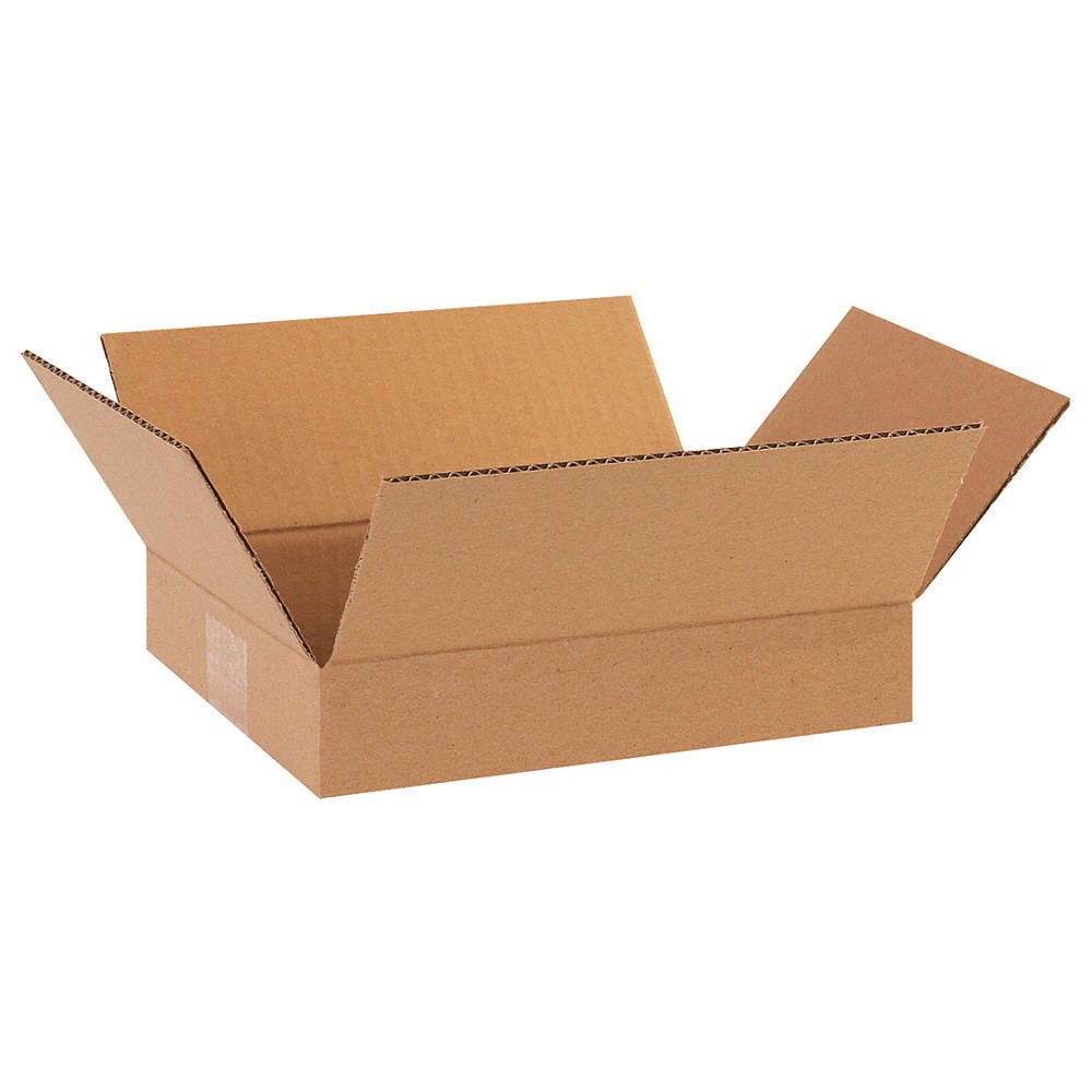 GRAINGER APPROVED 55VG46 PK 25 Shipping Box,10x8x2 in 55VG46