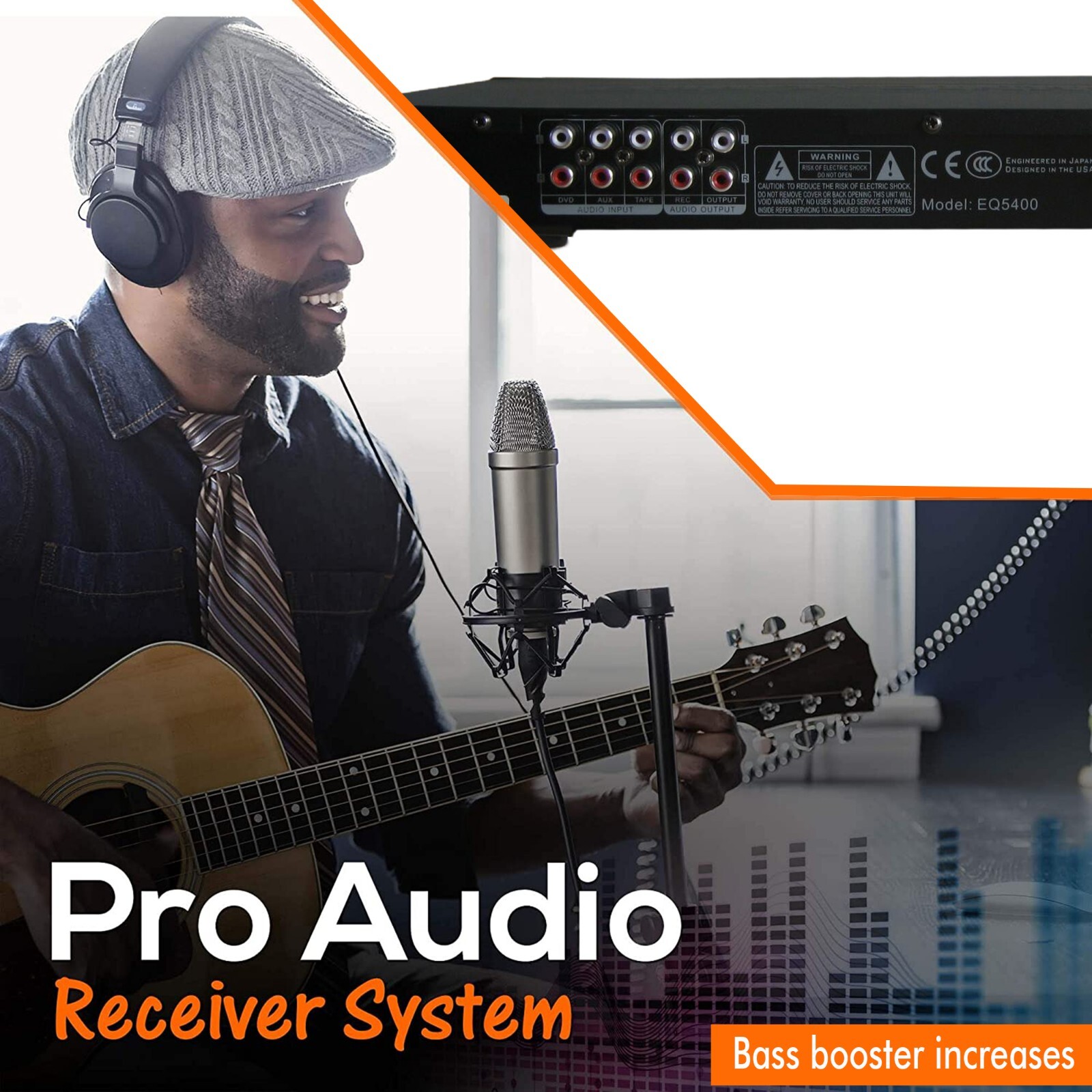 TPro Professional Dual 10 Band Equalizer with Individual LED Indicators
