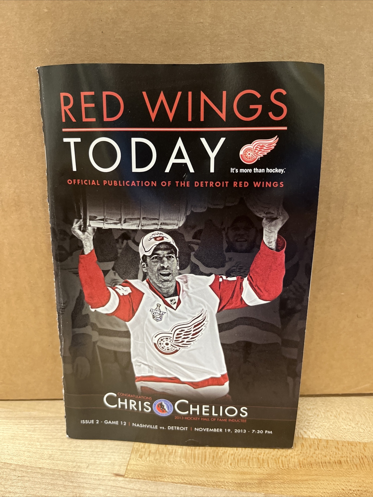 Detroit Red Wings Today Program 11/19/2013 VS Nashville
