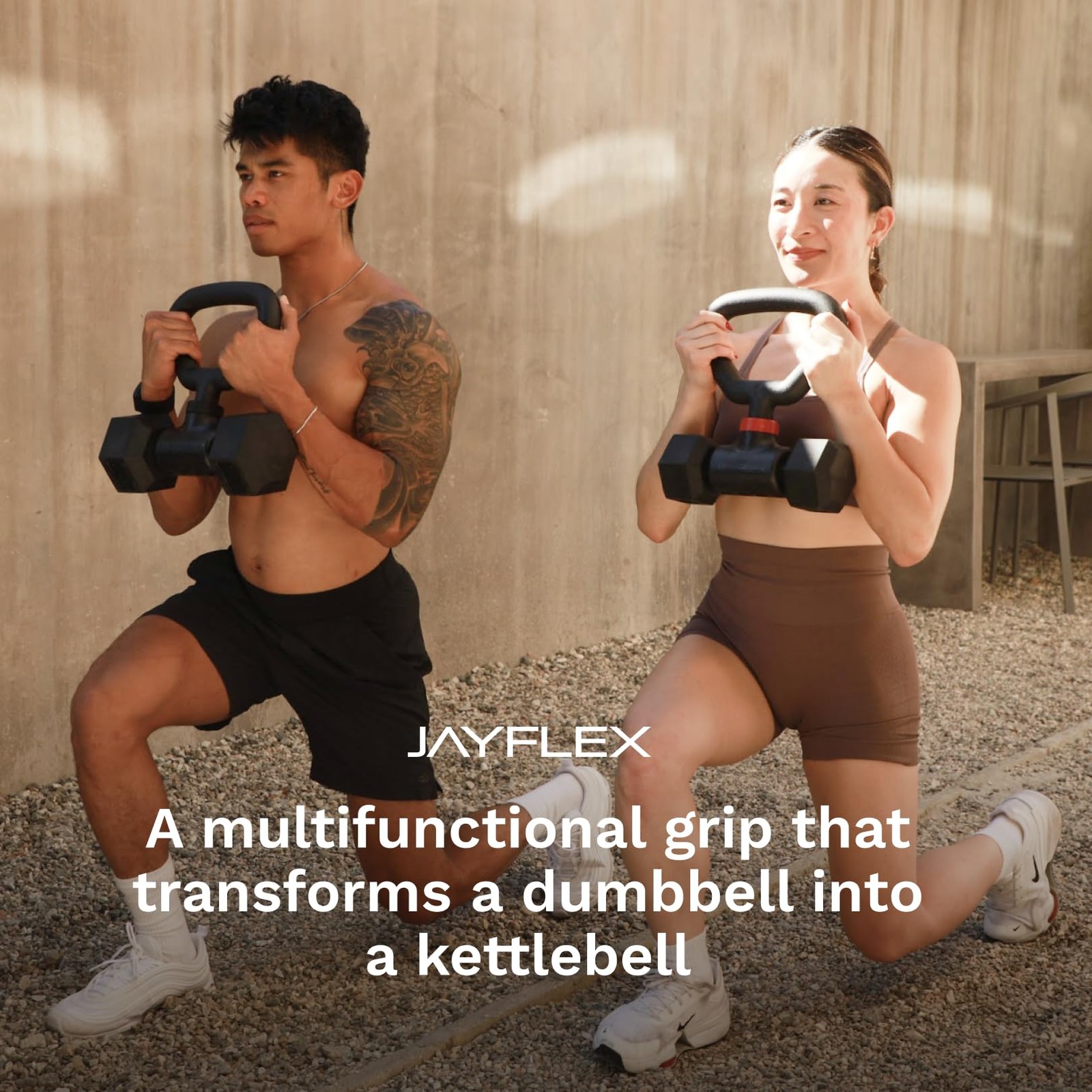 Hyperbell Rotating Kettlebell Grip for Dumbbells - Adjustable Weight Dumbbell...