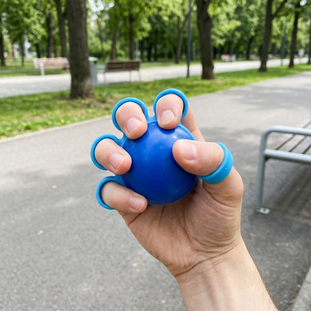 Durable Safe Grip Ball Finger Training Hand Strength Stress Relief Portable