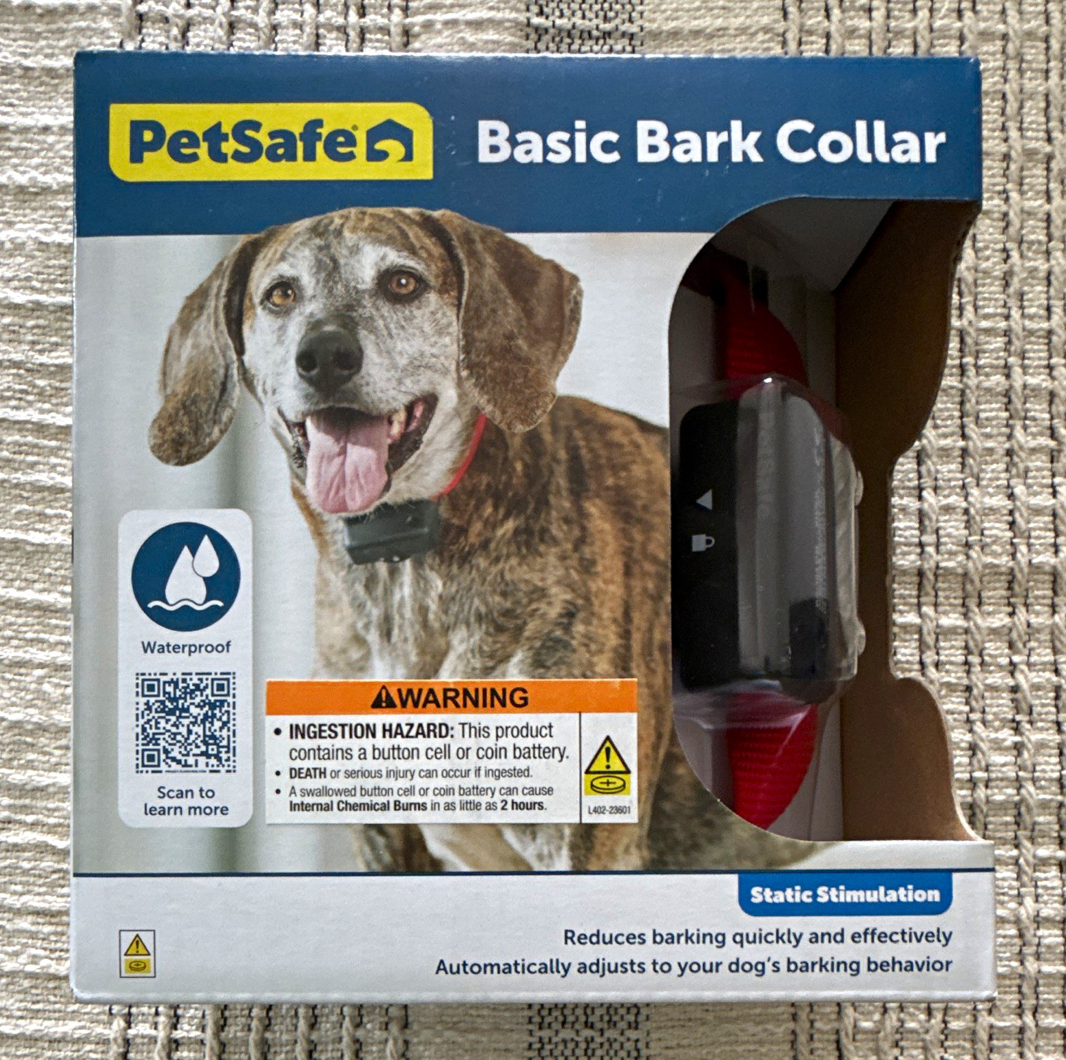 PetSafe PBC-102 Basic Bark Collar Waterproof Static Control, Small, All Breeds