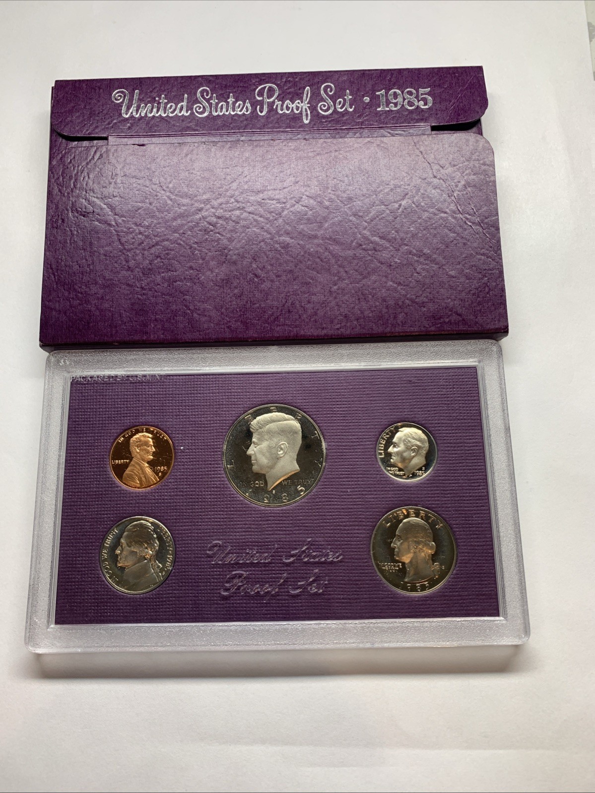 1985-S United States Proof Set US Mint Original Government Packaging Box