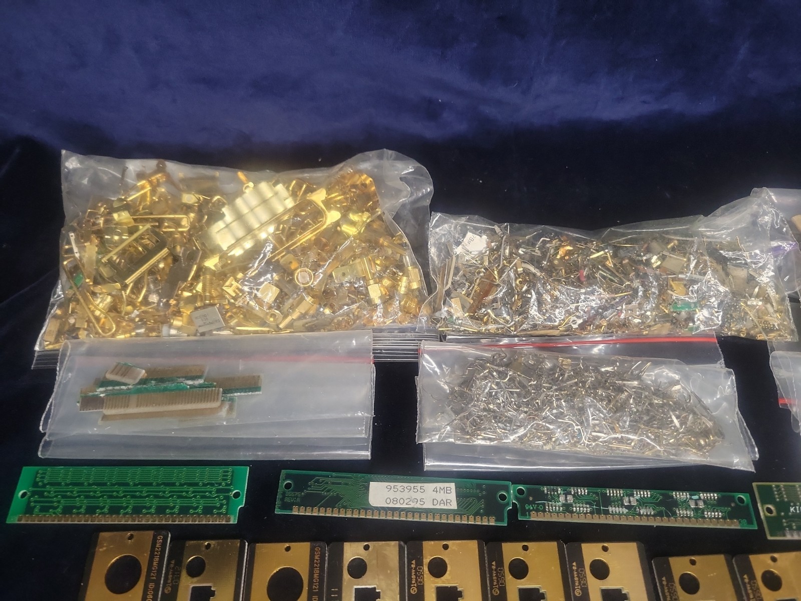 Gold Plated Electronic Parts- Computer, Communication, and Cell Devices- 2 Lbs