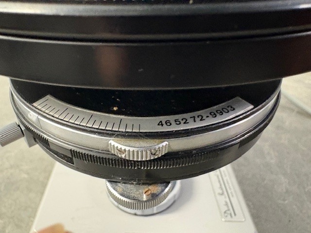 Zeiss Standard 18 Polarizing Microscope w/ Lens & Rotating Stage