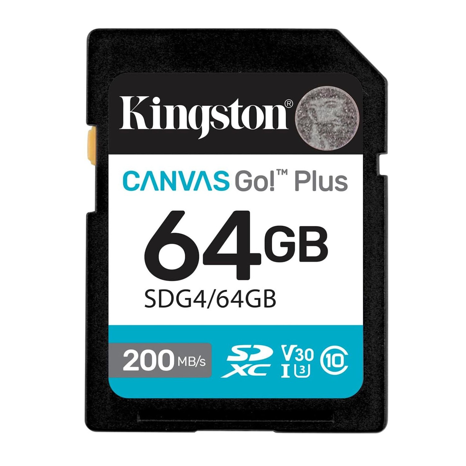 Kingston Canvas Go Plus 64GB Gen4 200MB/s SD Card