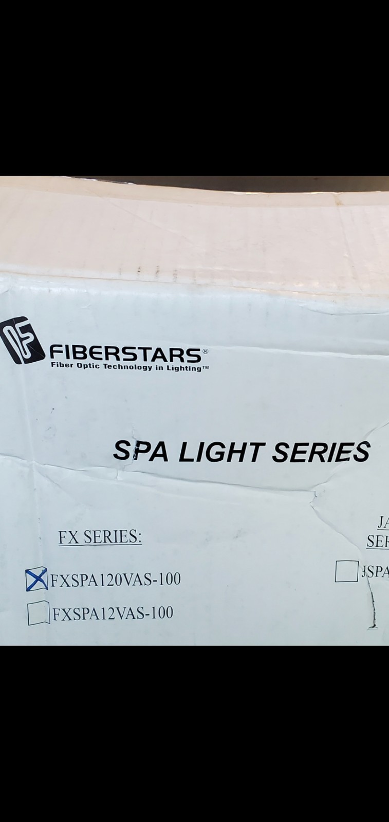 fiberstar 120 volt 4 color 6 inch spa light with 100 foot cable fxspa120VAS-100