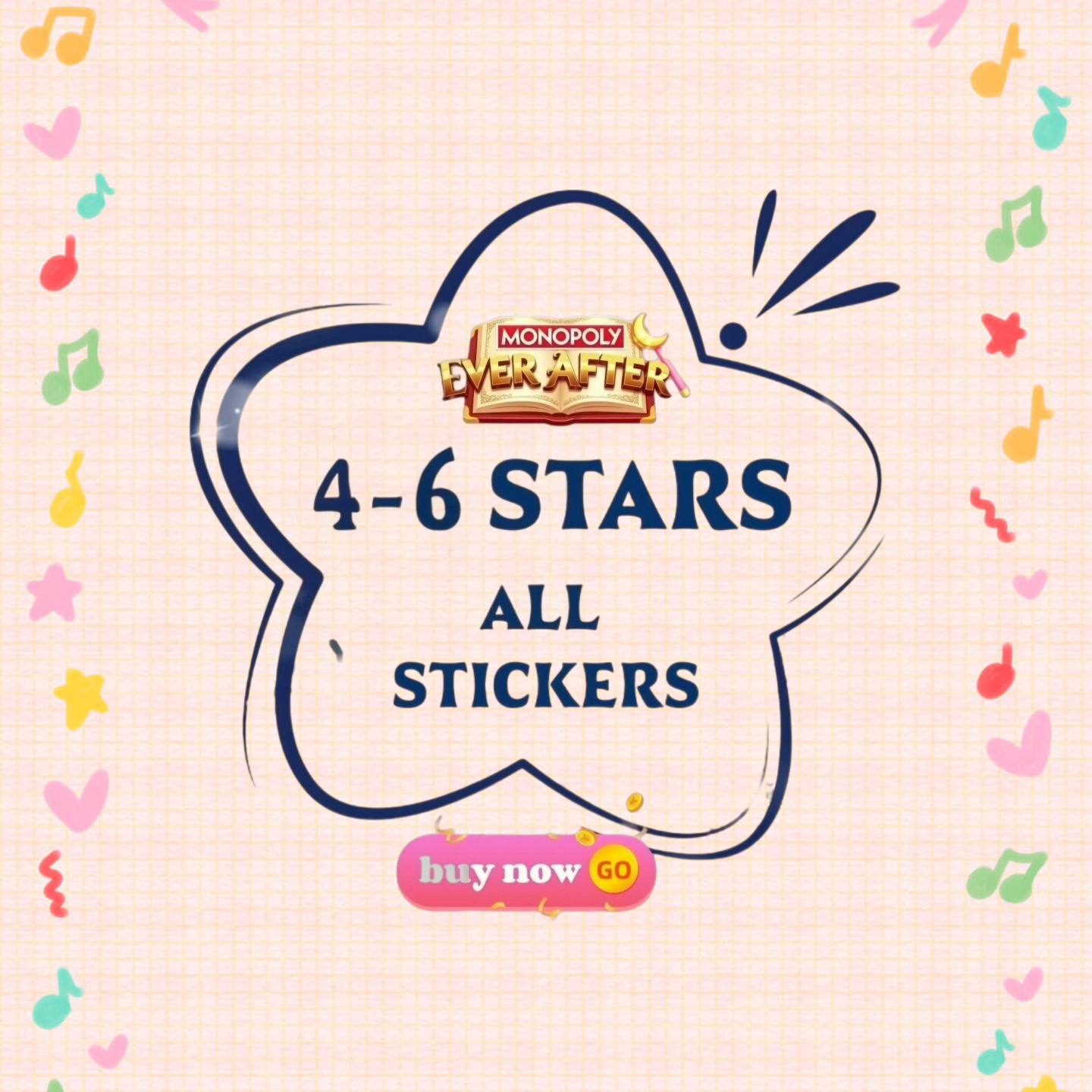 🎪Monopoly GO The Simpsons 4⭐5⭐6⭐ Stickers Instant Fast Low Price