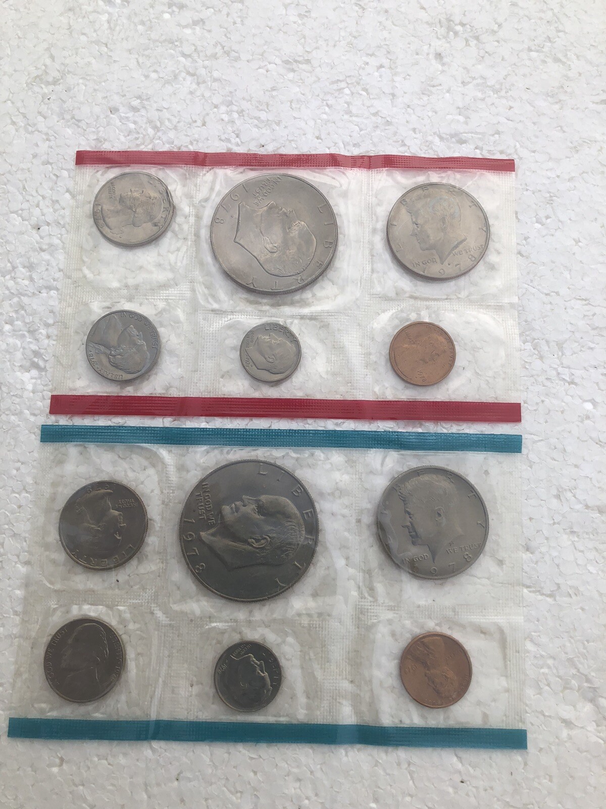 1978 U.S. Mint Set ~ 12 Coins ~ P & D ~ Uncirculated In Government Packaging
