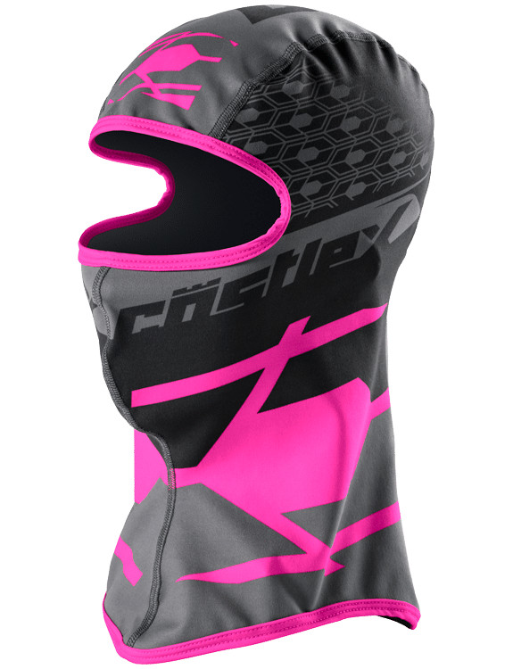 CASTLE X YOUTH KIDS CHILD ICON BALACLAVA - PINK / BLACK - ONE SIZE - NEW