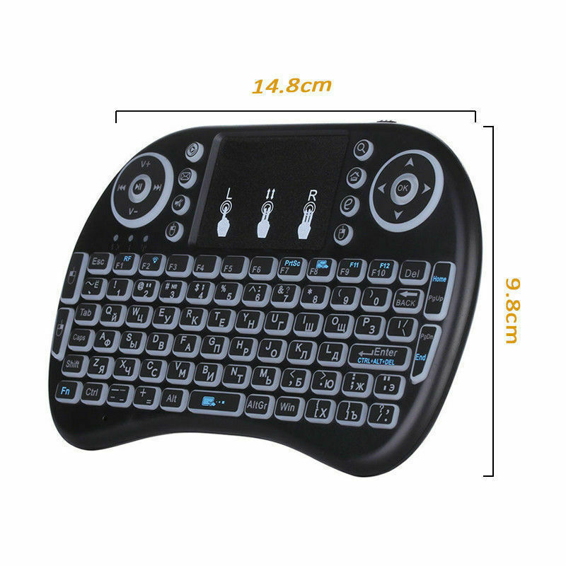Wireless Mini Keyboard Remote Control Touchpad Smart TV Android TV Box PC 2.4GHz