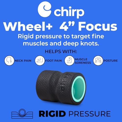 Wheel Foam Roller – Targeted Back & Neck Relief, Lumbar Spine 4" - Focus
