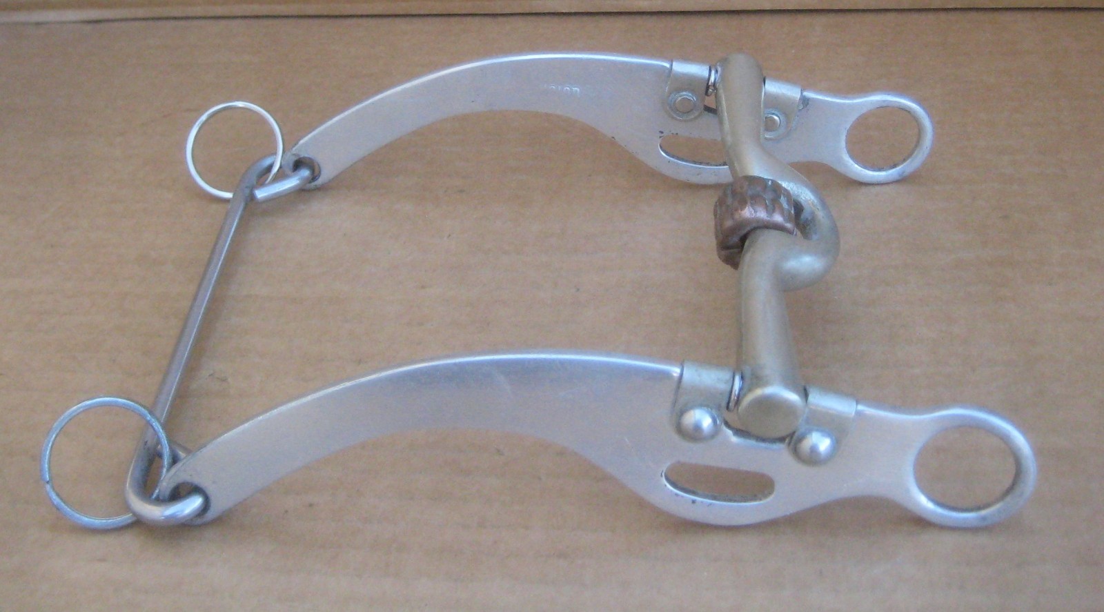 Vintage Quick  Bit Copper Roller 5" Mouth Aluminum Shanks