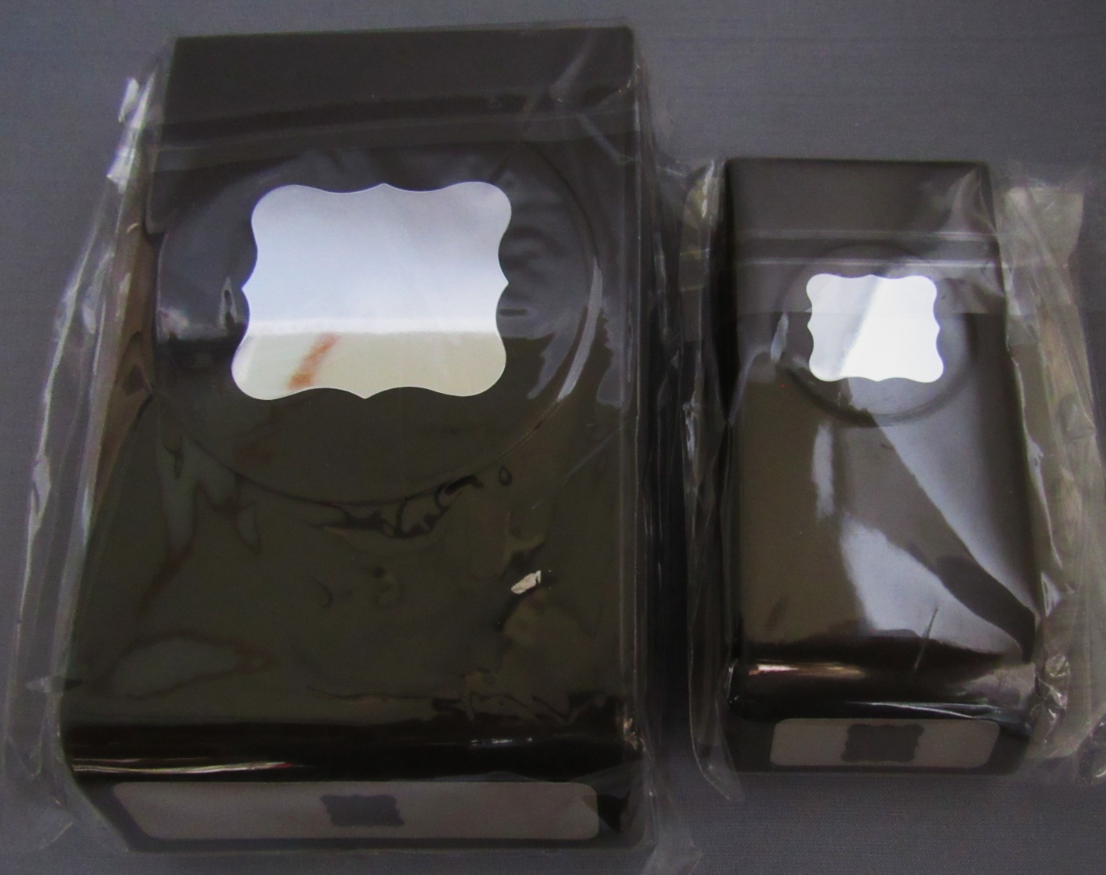 STAMPIN UP Curly Label & Petite Curly Label PUNCH (2) NEW IN PACKAGE