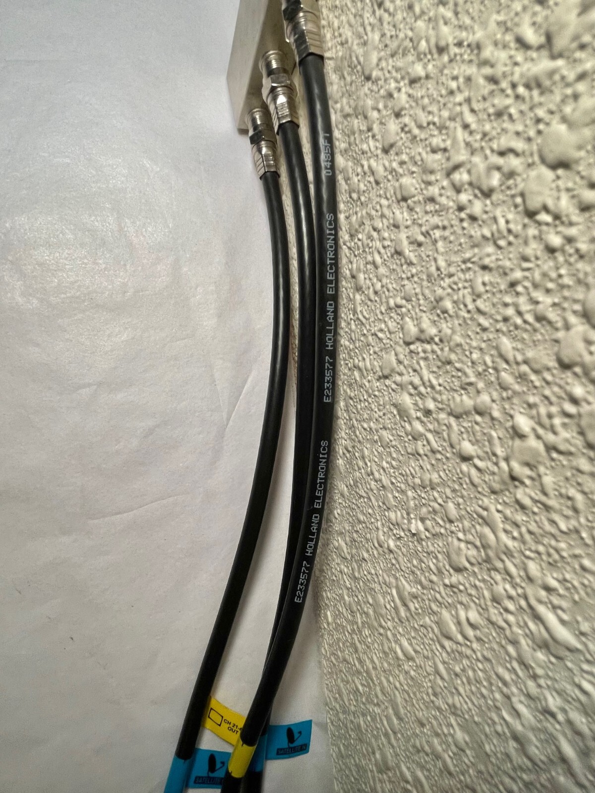 DP Plus Dish Network Triplexer 175284 with (3) 12" Cable