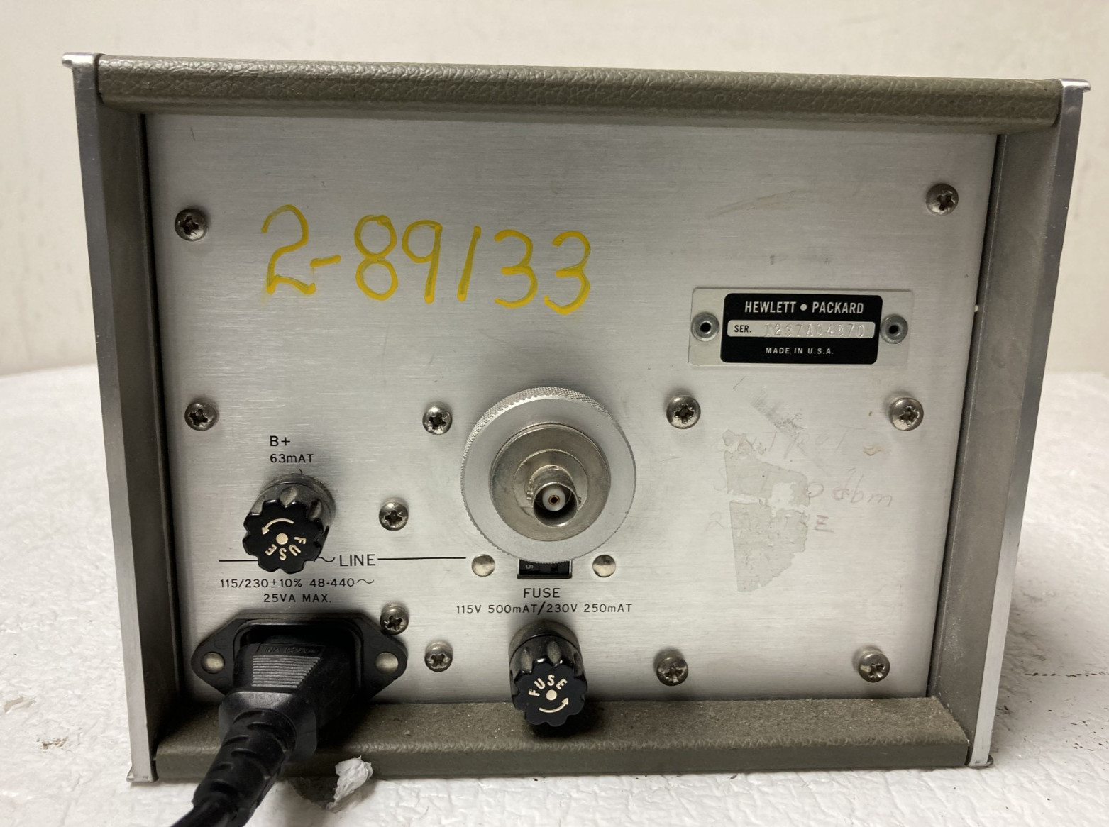 Hewlett Packard HP 3200B VHF Oscillator POWER ON TESTED