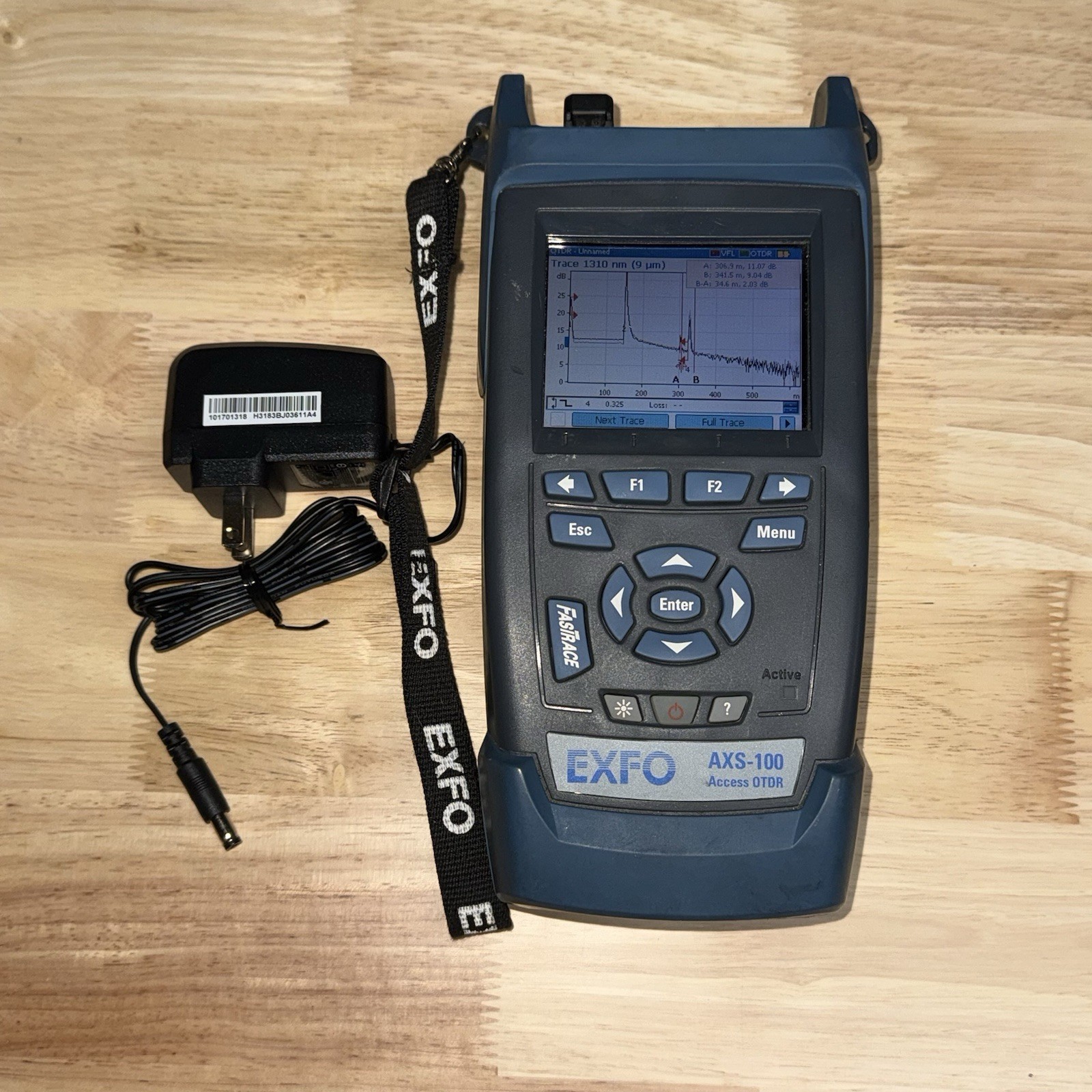 EXFO AXS-100 SM OTDR Fiber Optic Tester
