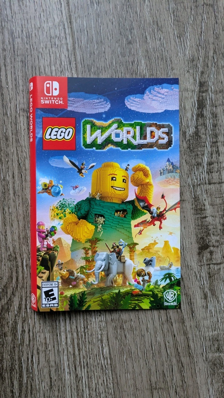 Lego Worlds Switch Original Nintendo Artwork / Insert ONLY