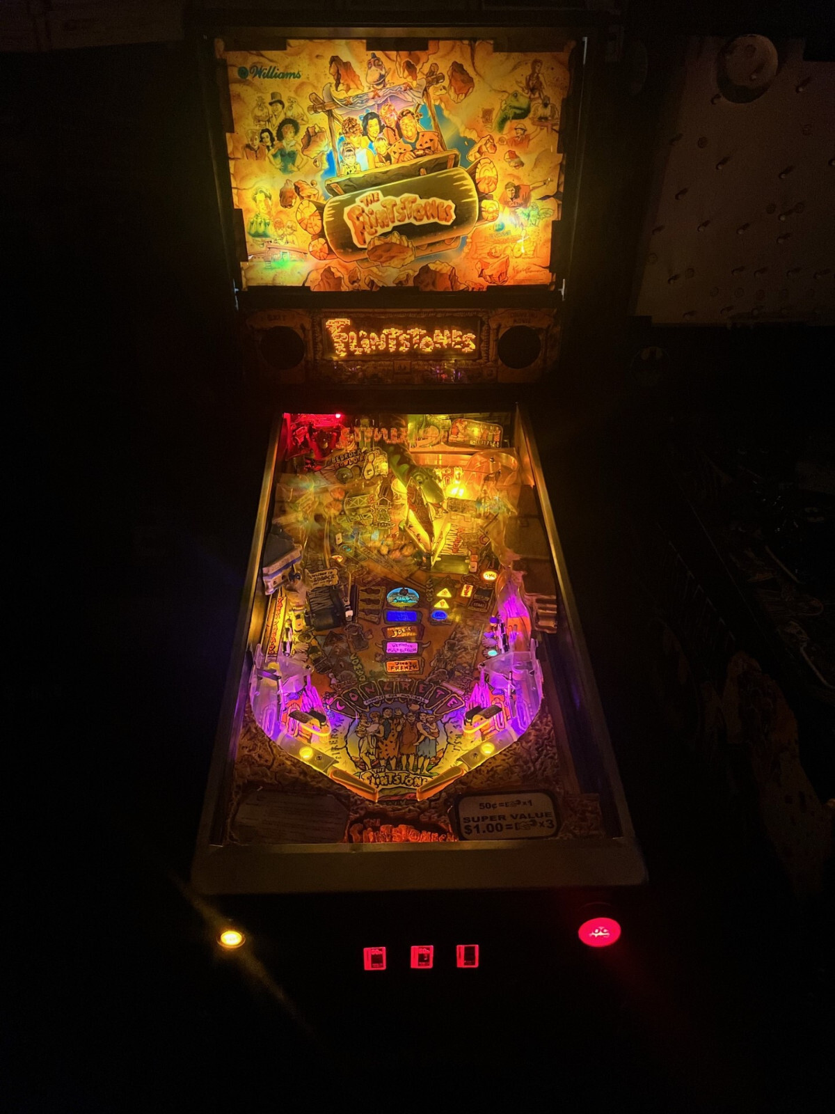FLINTSTONES Complete LED Lighting Kit custom SUPER BRIGHT PINBALL LED KIT