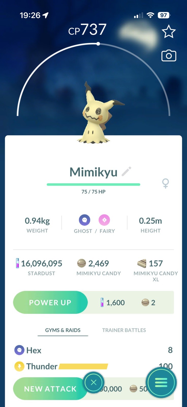 Mimikyu - Pokemon Trade Go