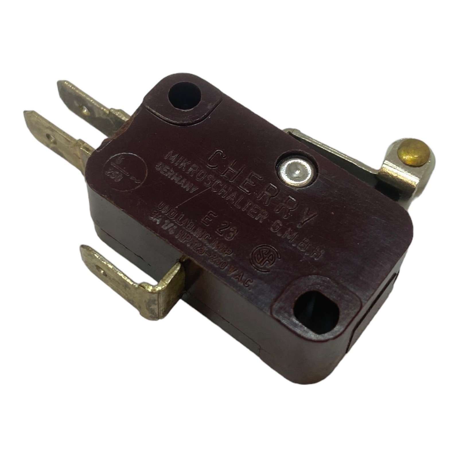 E23 Cherry SPDT Snap Action Microswitch Roller Switch 69882 5A/125-250Vac 1/4HP