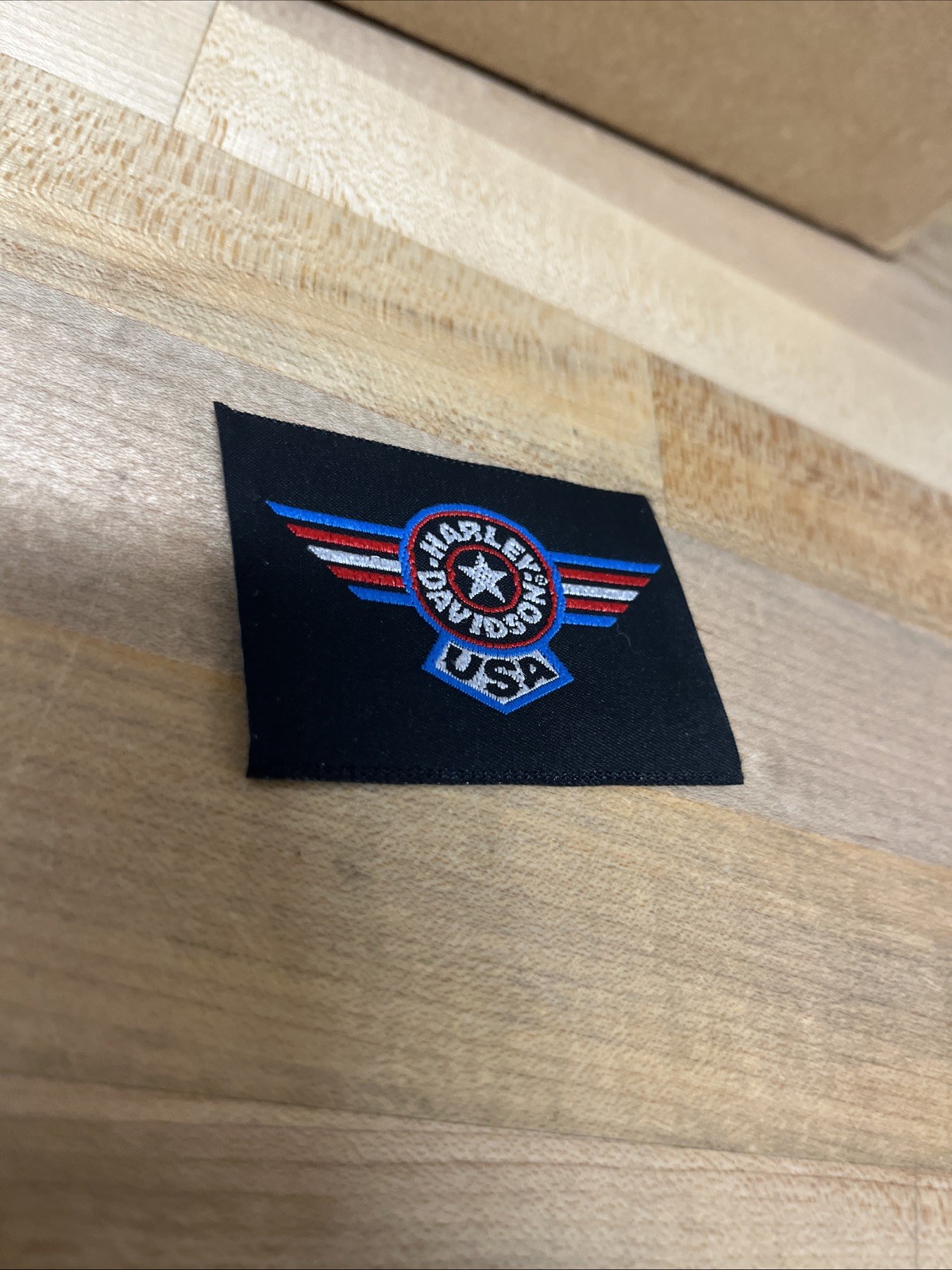 Harley-Davidson USA 2.75 X 2 Patch, 1994 Skybox. Box 314