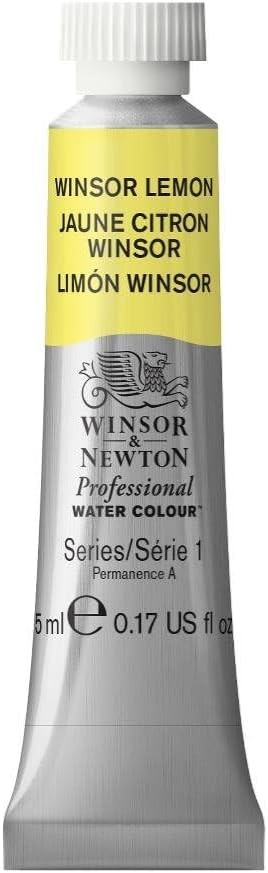 Winsor & Newton Professional Water Colour 1 Count (Pack of 1), Lemon