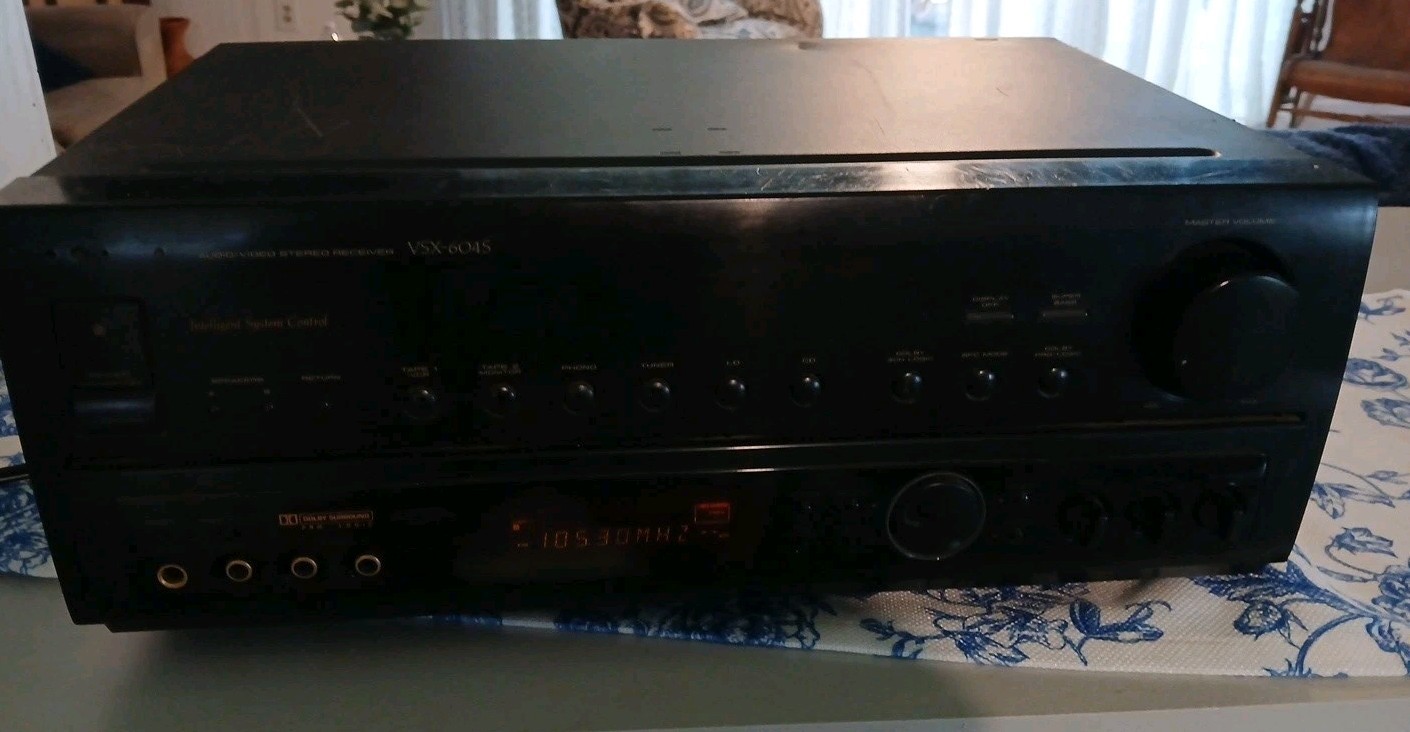 Pioneer VSX-604S Home Theater Receiver 340W 500VA Tested Works 150WPC Monster🔥