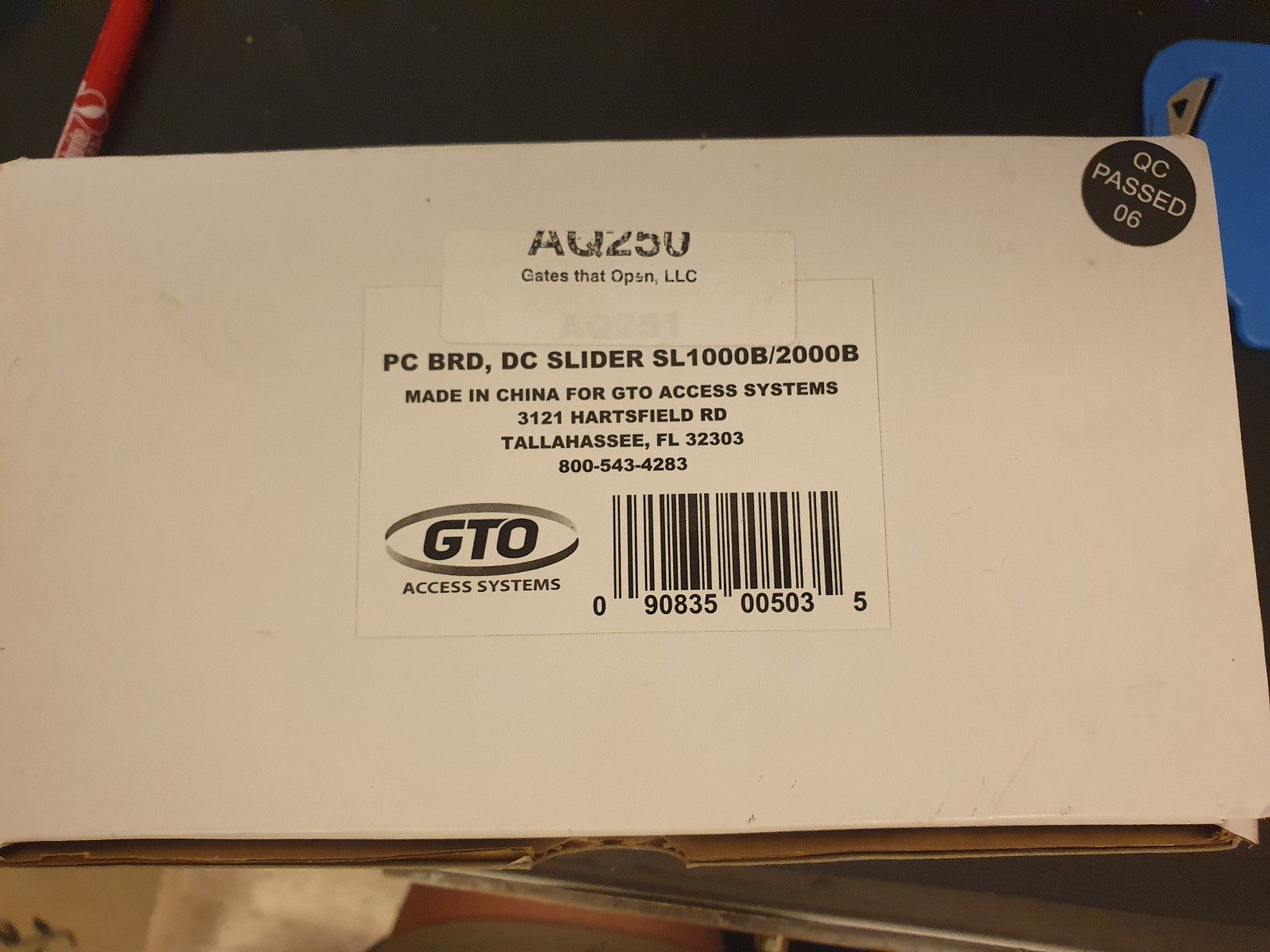 Mighty Mule Gate opener 1000 Control Circuit Board AQ250 New
