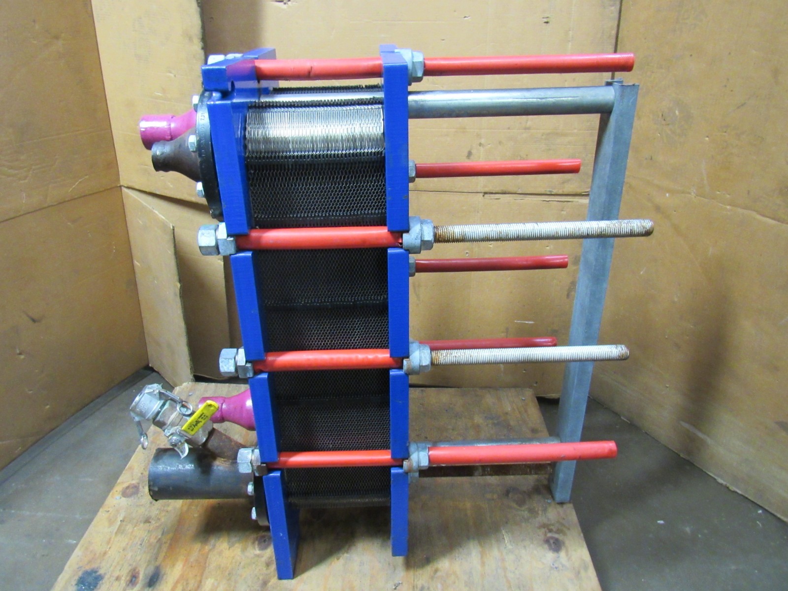 ALFA LAVAL THERMAL PLATE HEAT EXCHANGER M10-BFG 75PLATES 14-1/2"X35" 2011YR