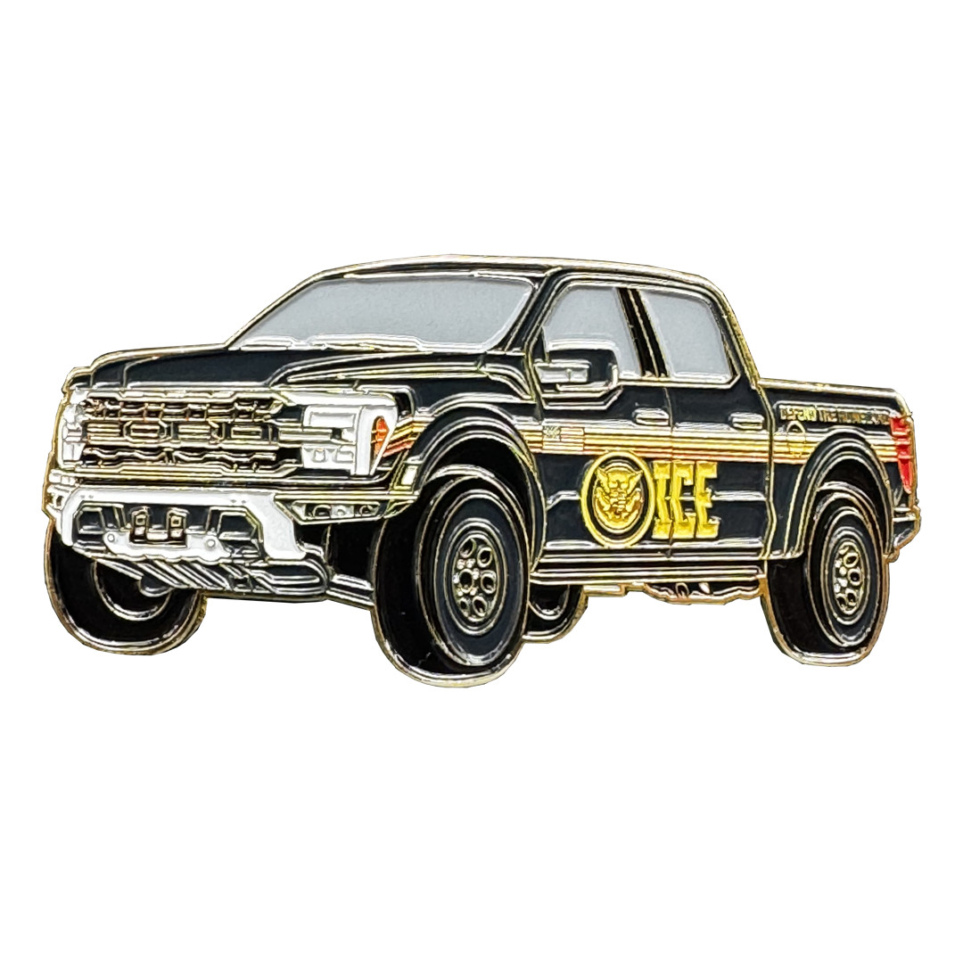 BL14-9 ICE Agent ERO Deportation Officer HSI new Kristi Noem Pickup Truck Challe