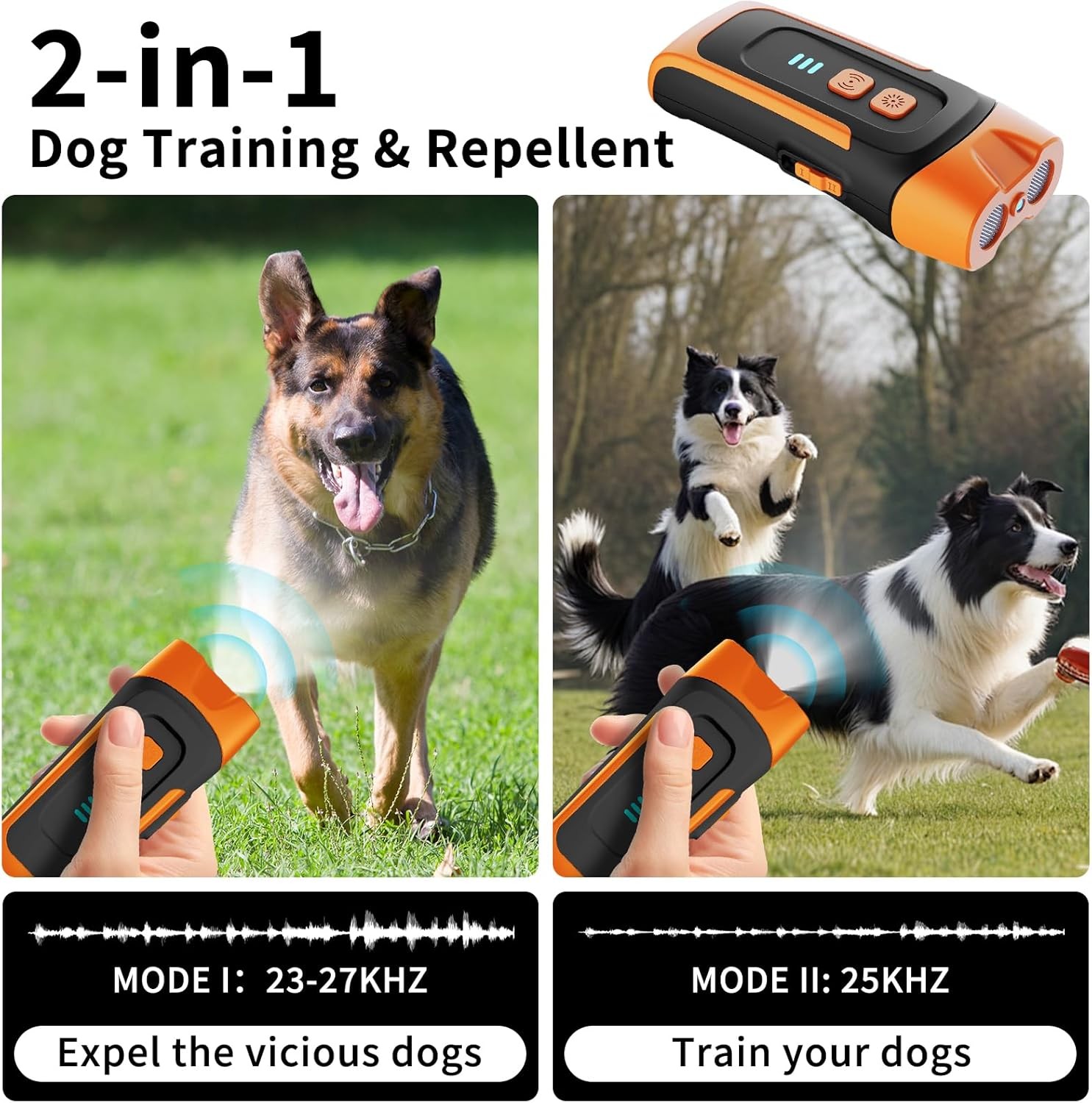 Compact Ultrasonic Handheld Dog Trainer: Simple Yet Powerful