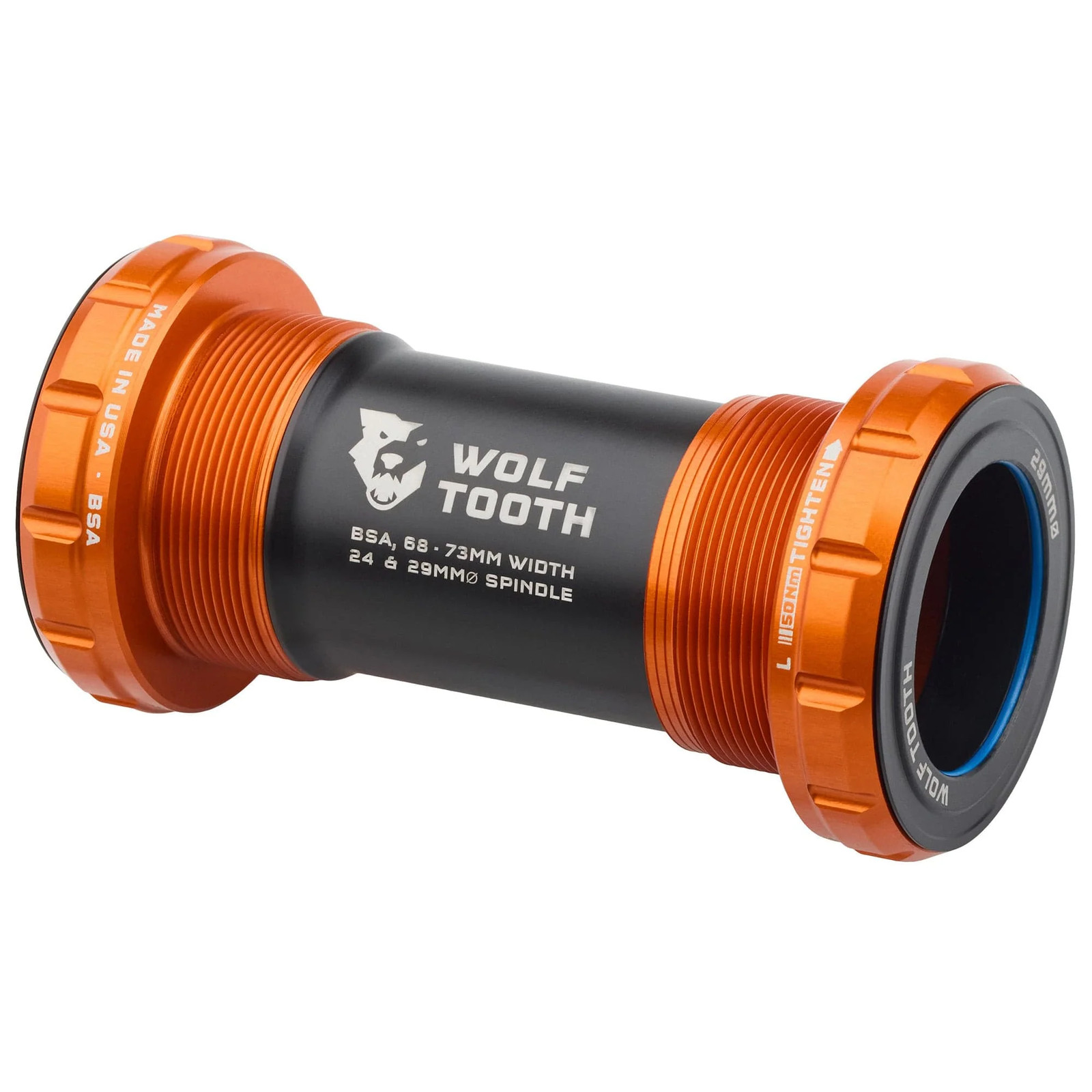 Wolf Tooth 29mm Gold BSA Bottom Bracket - Precision DUB Compatibility
