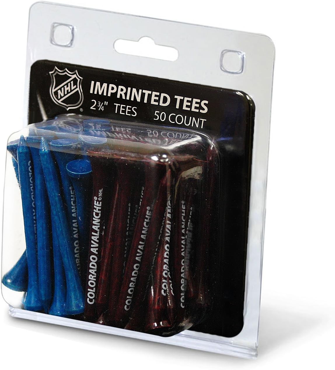 Team Golf NHL 2-3/4" Tees, 50 Pack, One Size, Multi Color