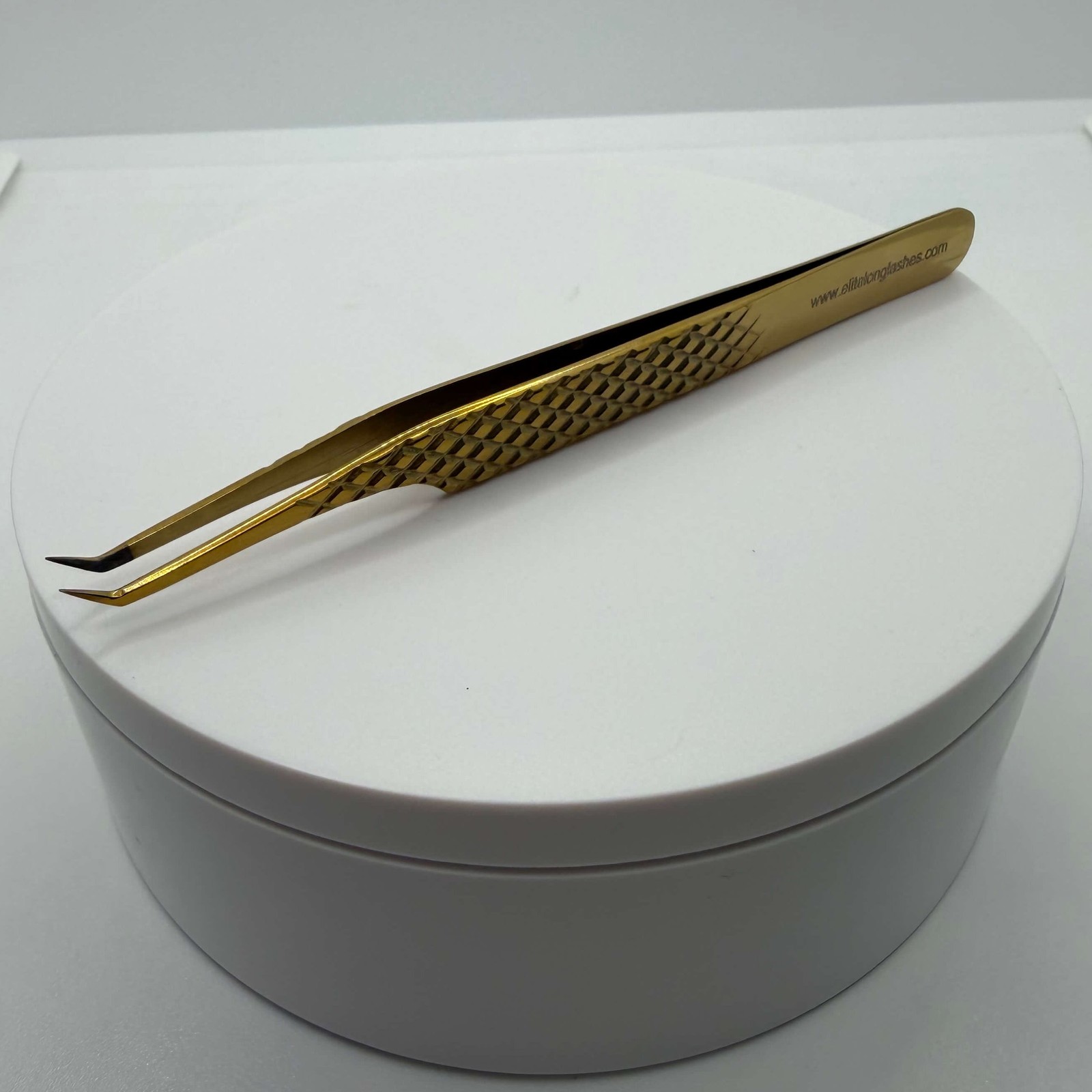 Gold Precision Picker Isolation Tweezer - S Shape