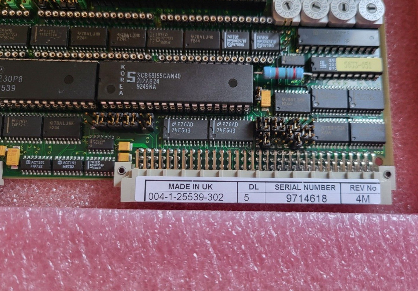 RADSTONE PME68-26MX 004-1-25539-302 5 4M VME CARD (U12.7)