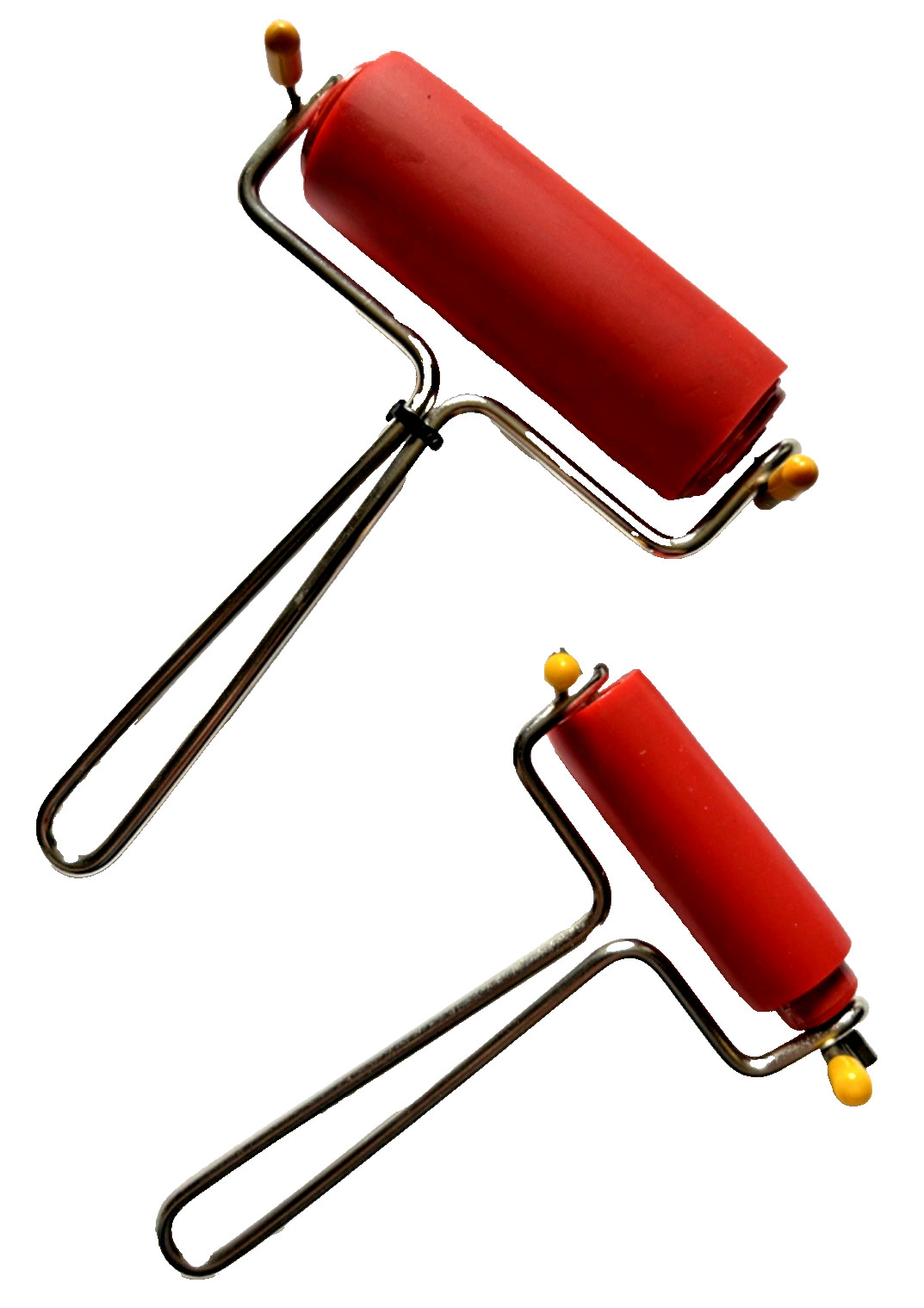 RANGER Set of 2 Ink BRAYERS Small 2.25" & 3.3125" for Stamping Block Printing