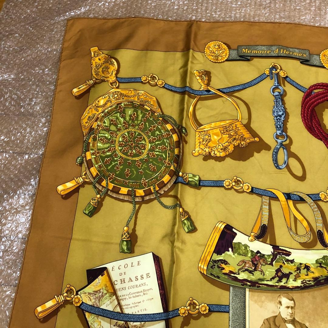 Hermes Scarf with Box, Cleaned, Hermes Carré