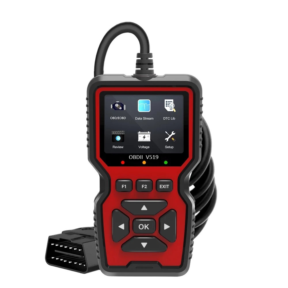 2026 V519 OBD2 Scanner Car Code Reader Check Engine Fault Diagnostic Tool OBDII