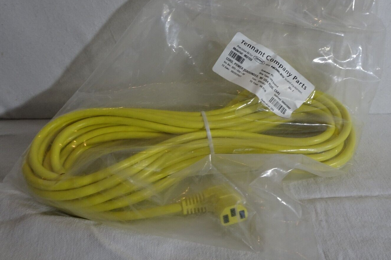 Tennant Nobles OEM Power Cord #802153-(old# 2507406)-New!