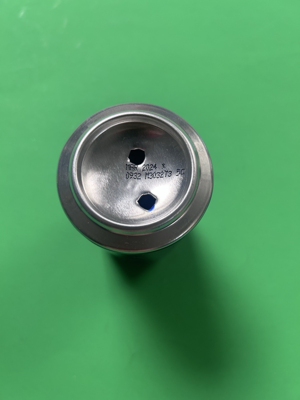 Mountain Dew HARD Watermelon Zero Sugar Empty Bottom Opened 12oz Can