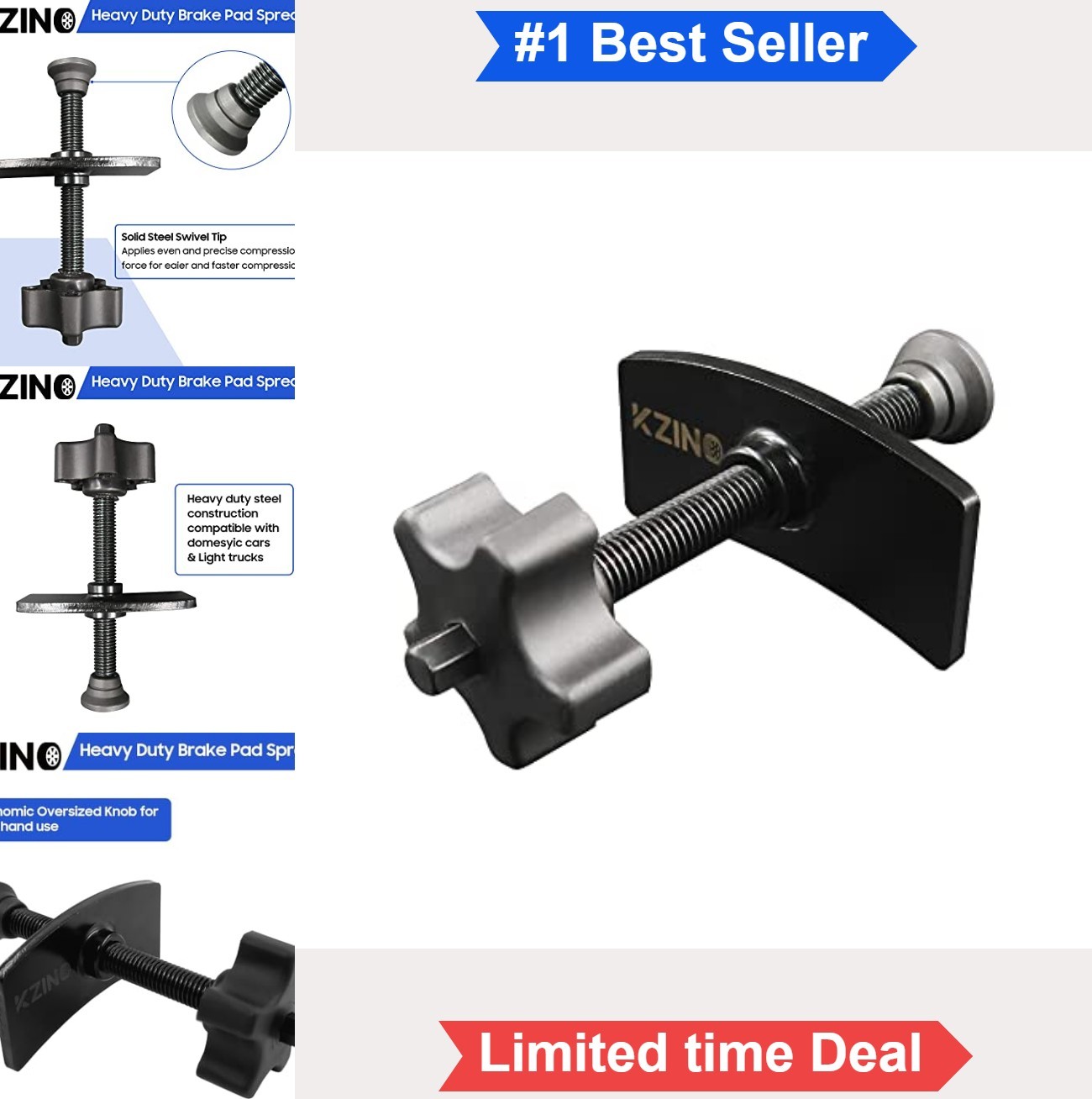 Brake Pad Spreader Heavy Duty Caliper Compression Tool For Cars and Light Trucks