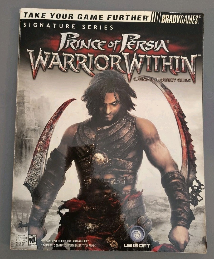 Prince Of Persia Warrior Within Brady Strategy Guide Playstation 2 Xbox Noposter