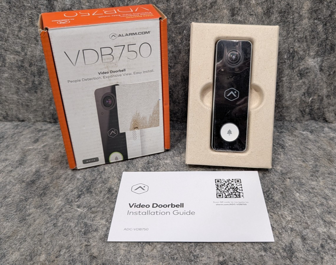 Alarm.com VDB750 Video Doorbell - White (ADC-VDB750) 🔥New/Open🔥