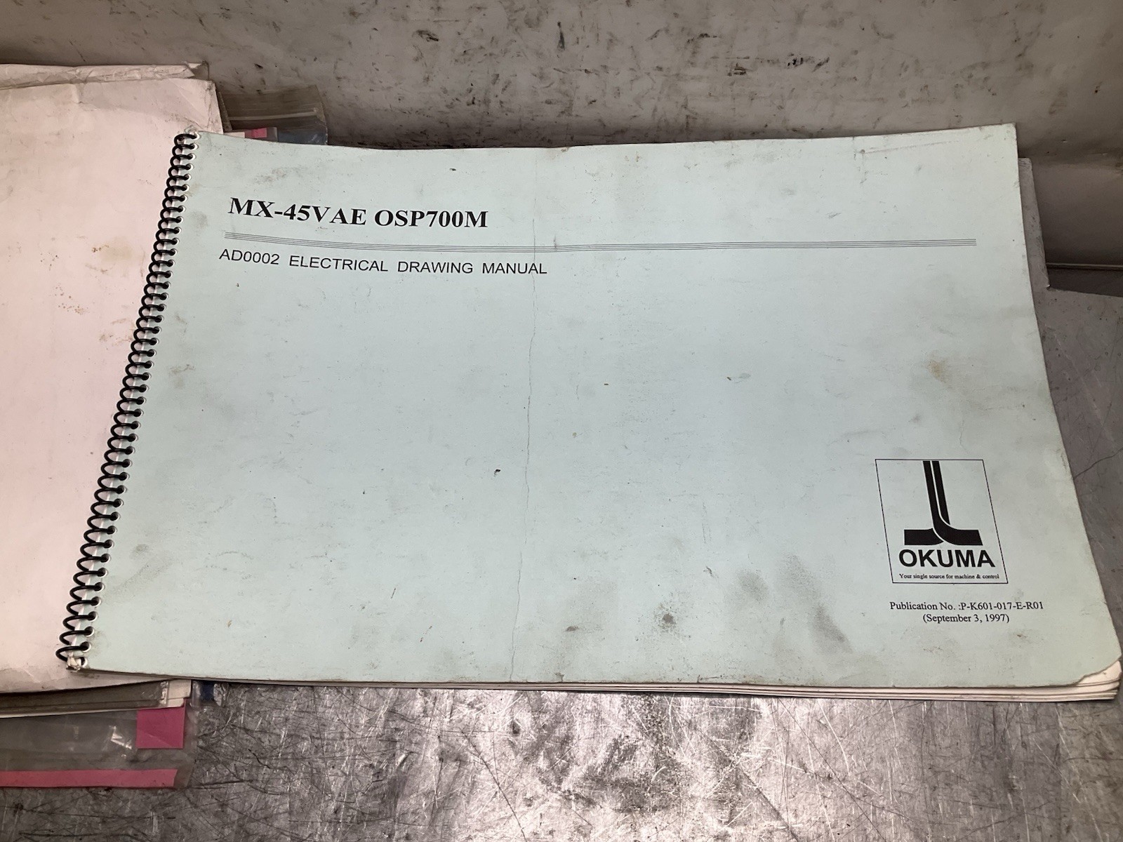 Okuma MX-45VAE OSP7000M OSP700M Manuals 12ea