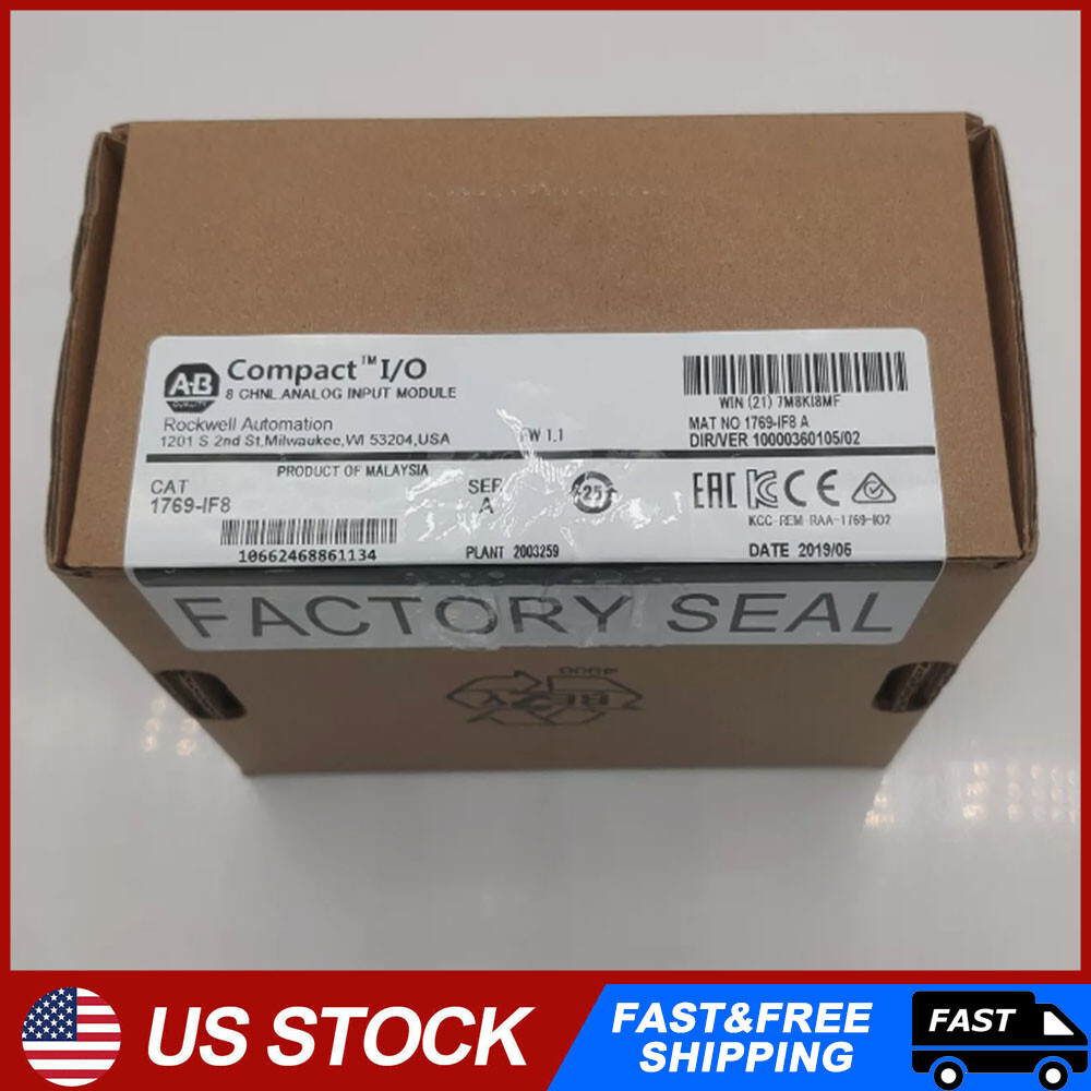 AB 1769-IF8 CompactLogix 8 Pt Analog Input Module New Sealed